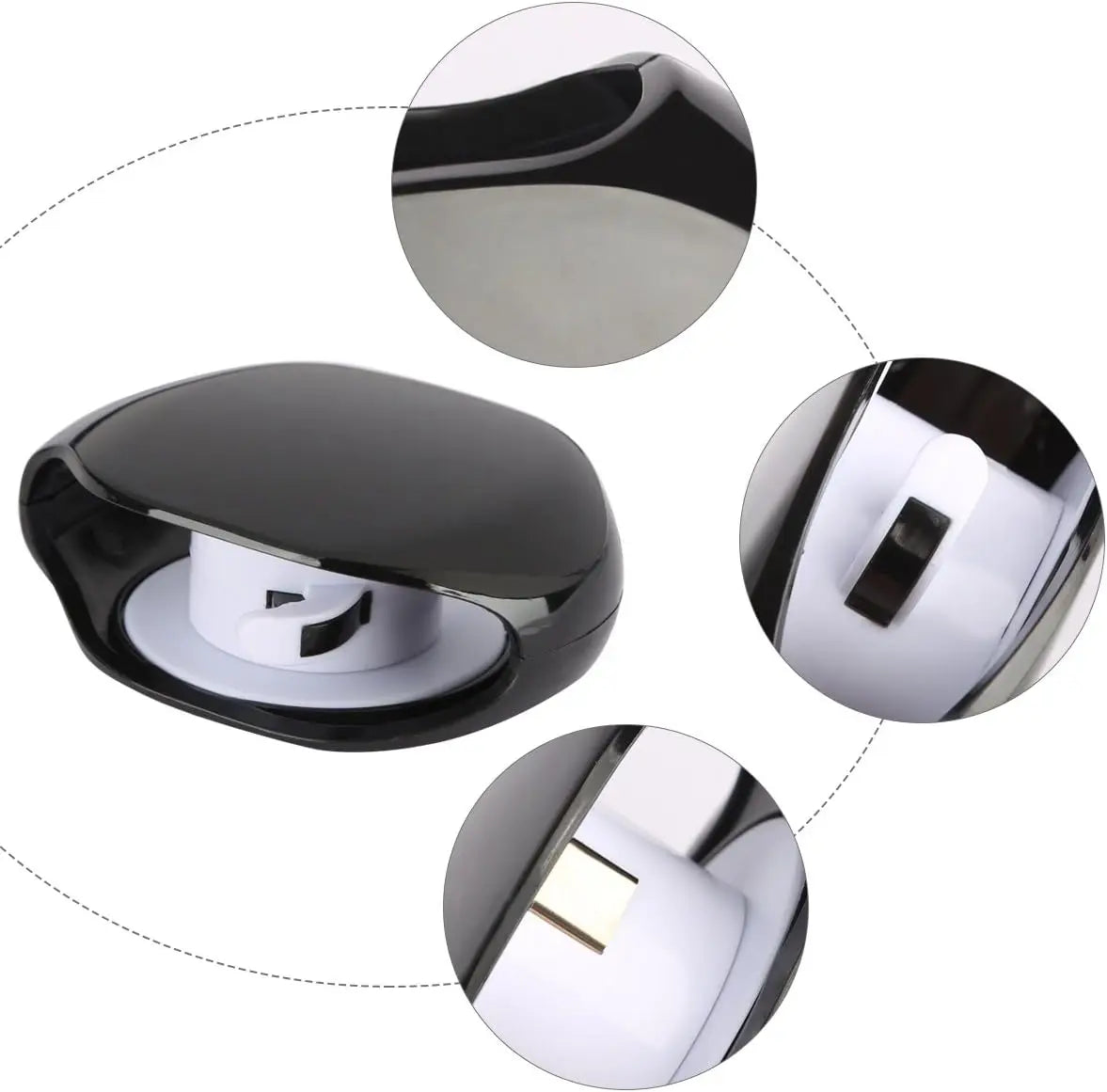 Office Home Pocket Automatic Cable Winder/Retractable Cord Organizer For USB Cable Earphone Cable Data Charging Cable Other Cord