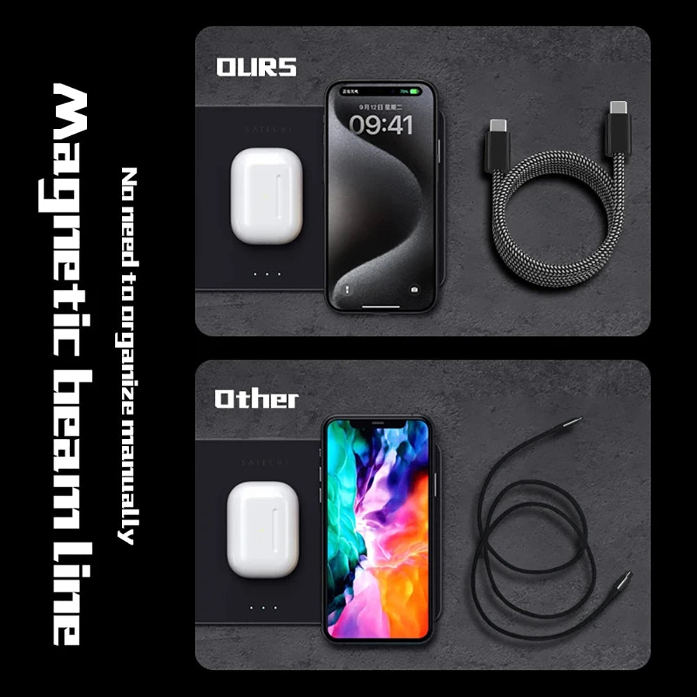 100W PD Fast Charging Cable Magnetic Suction