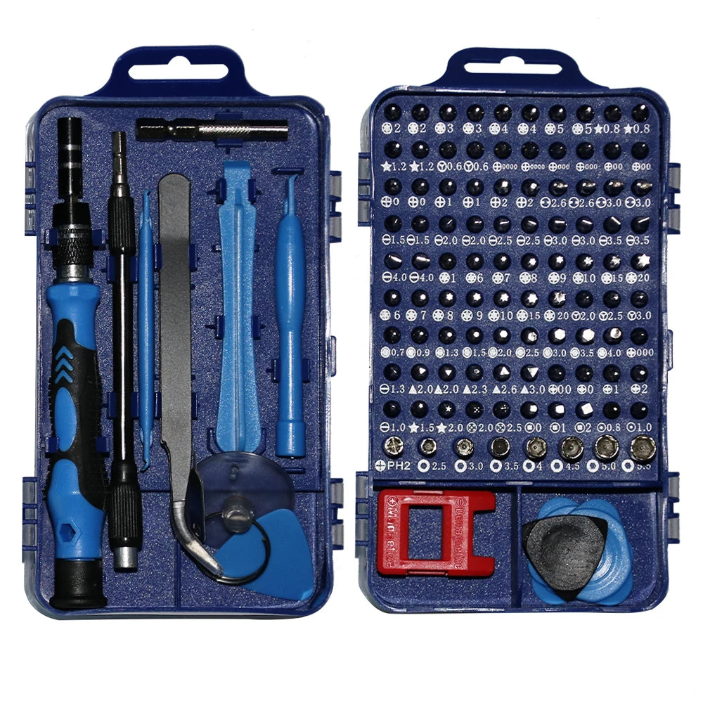 115 in 1Multifunctional Screwdriver Set Computer PC Mobile Phone Equipment Repair Screw Driver Insulation Manual Household Tools