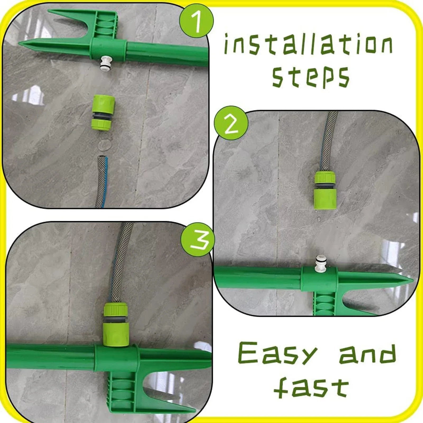 Dancing Water Sprinkler Portable Novelty Water Spraying Tool 360 Degree Swivels Garden Water Sprinklers for Garden Irrigation